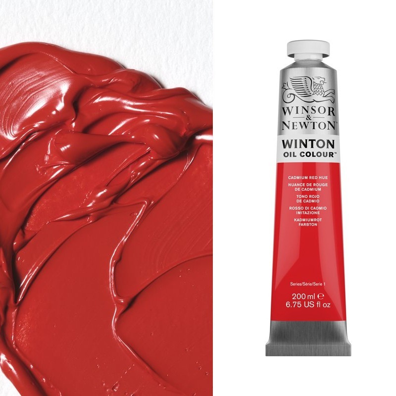 Colori ad Olio Winsor&Newton "Winton" Rosso di Cadmio imit. (095) tubo da 200 ml Colori ad Olio Winsor&Newton "Winton" Rosso di Cadmio imit. (095) tubo da 200 ml
