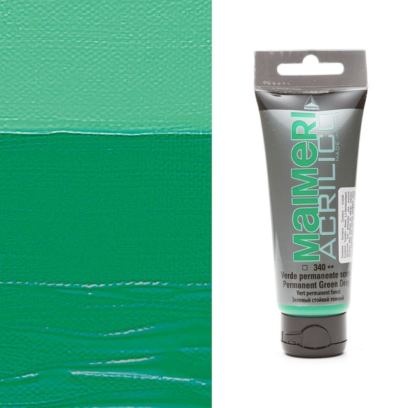 Colori Acrilici "Maimeri Acrilico" Verde Permanente Scuro (340) Colori Acrilici "Maimeri Acrilico" Verde Permanente Scuro (340)