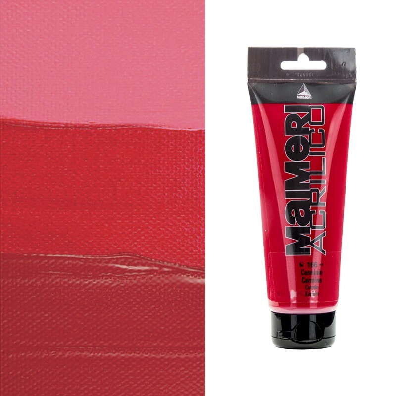 Colori Acrilici "Maimeri Acrilico" Rosso Carminio (166)