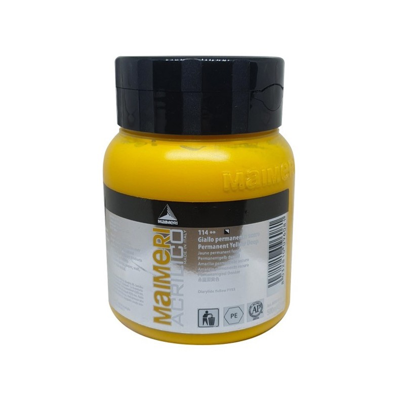 Acrilico  75 Ml  Gruppo: 1 114 Giallo Permanente Scuro — immagine 6
