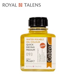 Talens Cobra - Medium a rapida essiccazione (093) per olio ad acqua - Flacone da 75 ml