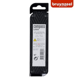 Bruynzeel - Compasso in acciaio completo di accessori
