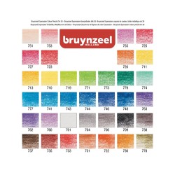 Bruynzeel Expression - Set da 36 matite colorate in scatola di metallo