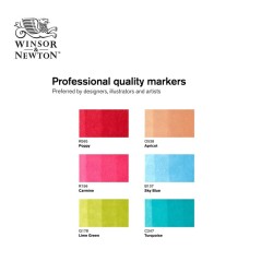 W&N BrushMarker - Set da 6 pennarelli serie Mid Tones