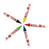 Marabu Kids Textile Marker - 5 Pennarelli per tessuti chiari con punta da 3 mm