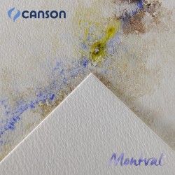 Canson Montval Art Book - Blocco di carta per acquerello 20x20 cm - 24 fogli a grana fine da 300 gr.