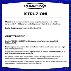La Migliore PROCHIMA - Resina Epossidica Trasparente da colata. Conf. da 800 gr