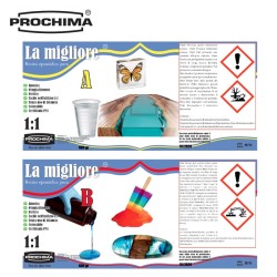 Conf. da 5 Kg. di La Migliore PROCHIMA - Resina Epossidica Trasparente da colata