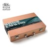 Winsor&Newton - Cassetta in legno Winton con 8 tubi di Colori ad olio da 37 ml. e accessori