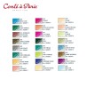 Conté à Paris - Cassetta Bamboo Box con 48 pastelli carré in colori assortiti