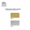 W&N PROMARKER - SET da 2 Pennarelli Gold+Silver serie metallic