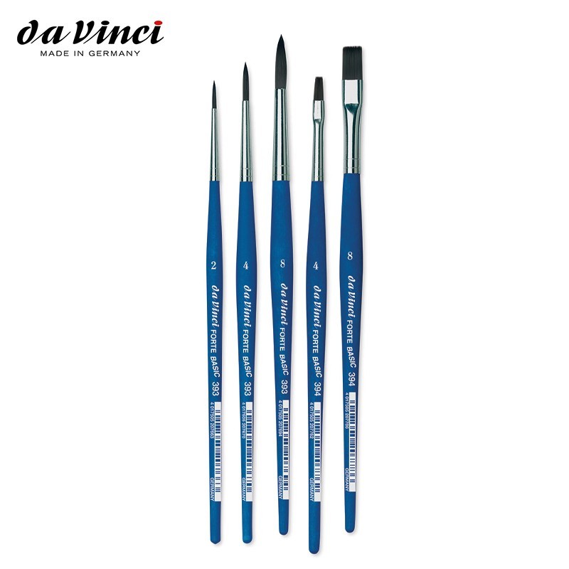 Set 5 Pennelli Sintetici Forte Basic — immagine 3