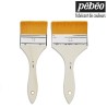 Pébéo - Set con 2 Pennellesse in pelo sintetico Doré