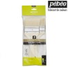 Pébéo - Set con 2 Pennellesse in setola Beau-blanc