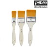 Pébéo - Set con 3 Pennellesse in pelo sintetico Doré