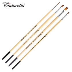 Bellearti.it - Set Marte con 4 pennelli Tintoretto in pelo sintetico