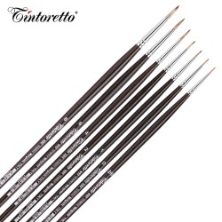 Pennelli Tintoretto - Tondo in pelo sintetico Mangusta - Serie 480