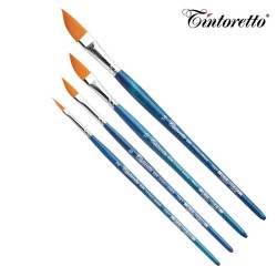 Pennelli Tintoretto - Punta a Spada in pelo sintetico Ambra - Serie 894