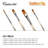 Bellearti.it - Set Marte con 4 pennelli Tintoretto in pelo sintetico