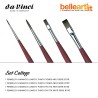 Bellearti.it - Set College con 4 pennelli DaVinci in pelo sintetico