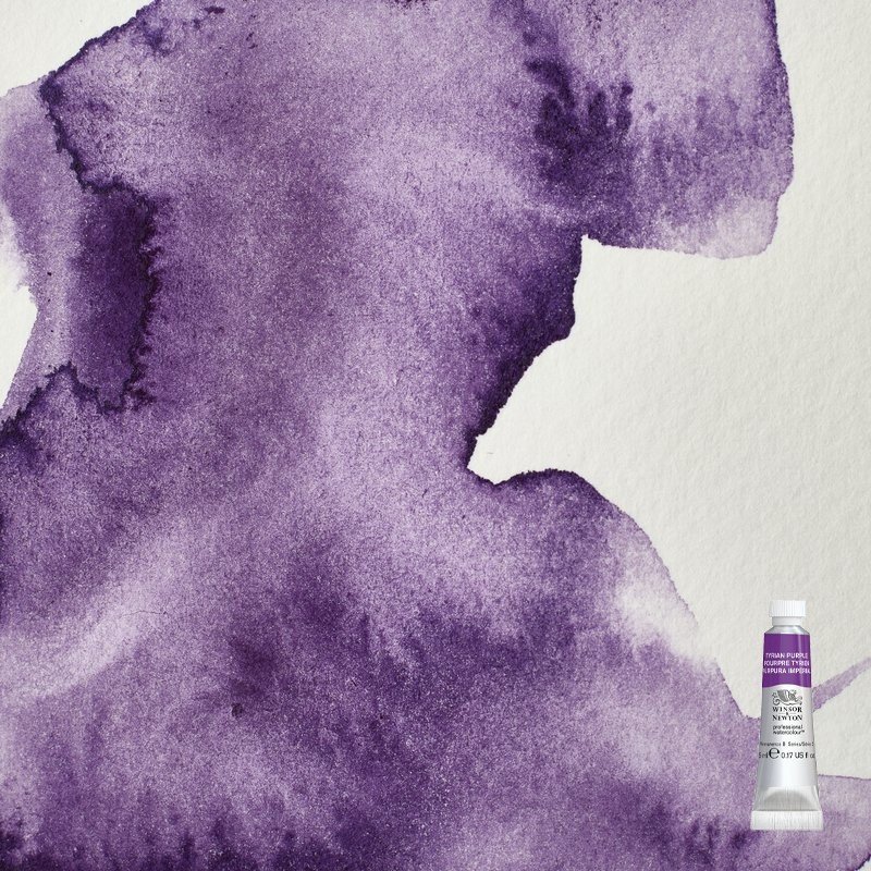 Acquerelli P.W.C. Winsor&Newton tubo 5 ml. Porpora di Tiro (419) Acquerelli P.W.C. Winsor&Newton tubo 5 ml. Porpora di Tiro (419)