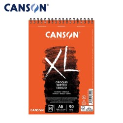 Canson XL Croquis - Blocco A3 di Carta per Schizzo e Disegno rilegato a spirale 60 ff. avorio da 90 gr.
