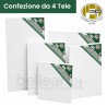 4 TELE PROFILO DA 3,7 CM - GRANA MEDIA MISTO COTONE - LINEA 37 P.E.R.