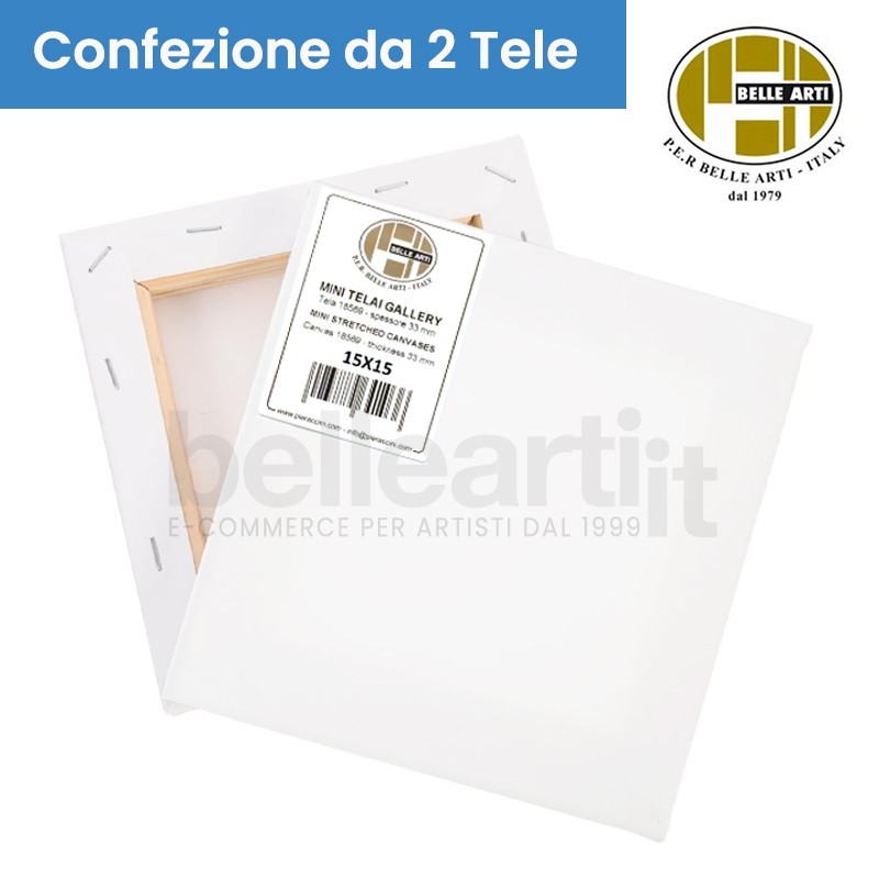 2 mini Tele Profilo da 3,5 cm - Grana Fine misto Cotone - Linea 68 P.E.R. 2 mini Tele Profilo da 3,5 cm - Grana Fine misto Cotone - Linea 68 P.E.R.