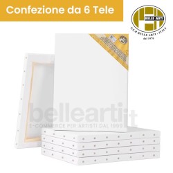 6 TELE CHIODATE PROFILO DA 2 CM - GRANA MEDIA MISTO COTONE - LINEA 35 P.E.R.