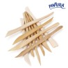 Pintura - Set da 15 Stecche in legno di bosso per Scultura e modellato - lunghezza 20 cm