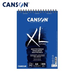 Canson XL Mixed Media Textured - Blocchi per tecnica mista - 30 fogli da 300 gr. a grana media