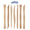 Pintura - Set da 15 Stecche in legno di bosso per Scultura e modellato - lunghezza 20 cm