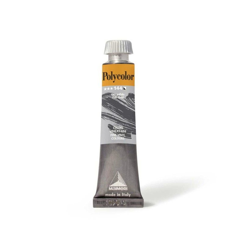 Maimeri POLYCOLOR Vinylfarbe 140 ml, Farbton Blassgold