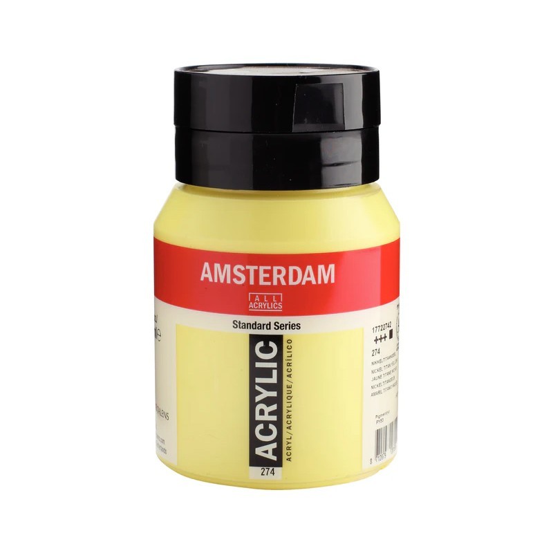 Acrilico  Standard 120 Ml. Giallo Nichel Titanio — immagine 3