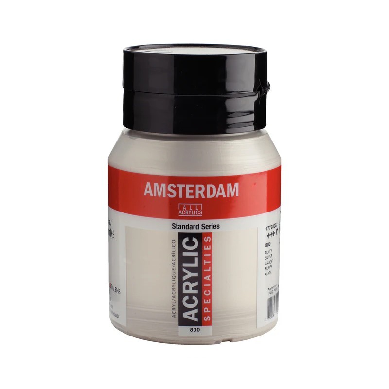 Acrilico  Standard 120 Ml. Argento — immagine 3