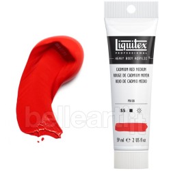 Colori Acrilici Liquitex "Heavy Body" Rosso di Cadmio Medio (154) tubo da 59 ml