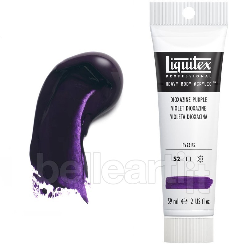 Colori Acrilici Liquitex "Heavy Body" Porpora Dioxazina (186) tubo da 59 ml
