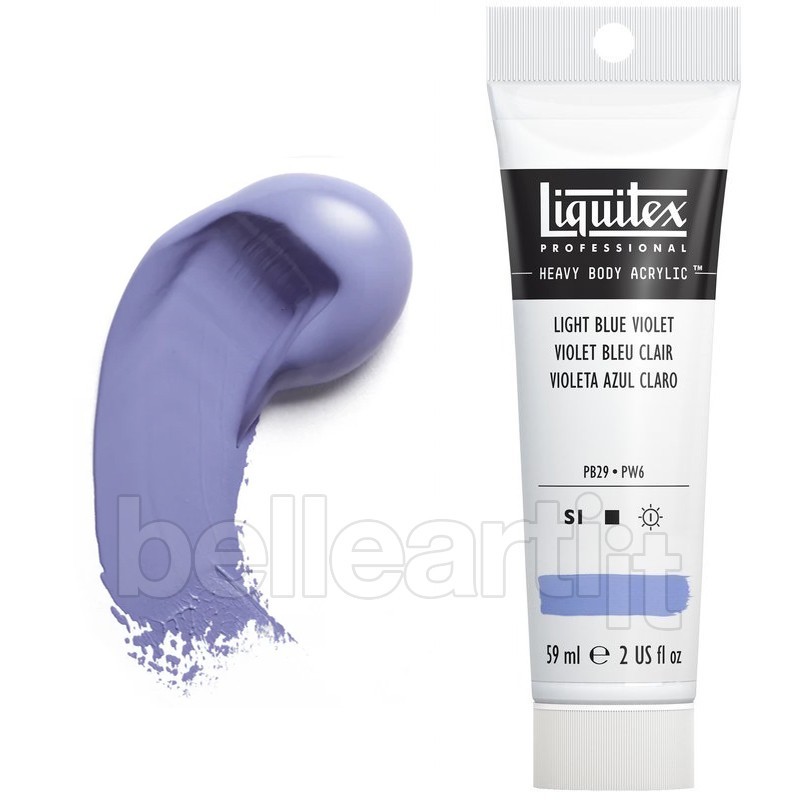 Colori Acrilici Liquitex "Heavy Body" Blu Violetto Chiaro (680) tubo da 59 ml Colori Acrilici Liquitex "Heavy Body" Blu Violetto Chiaro (680) tubo da 59 ml