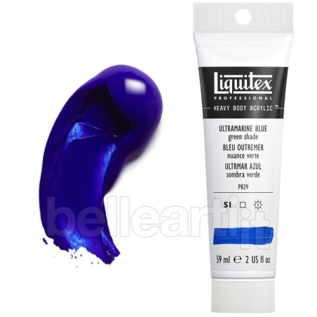Colori Acrilici Liquitex Heavy Body Blu Oltremare Verdastro (380) tubo da 59 ml