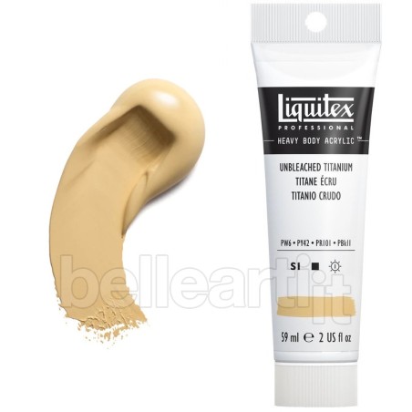 Colori Acrilici Liquitex Heavy Body Titanio Crudo (434) tubo da 59 ml