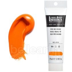 Colori Acrilici Liquitex "Heavy Body" Rosso Arancio Vivo (620) tubo da 59 ml