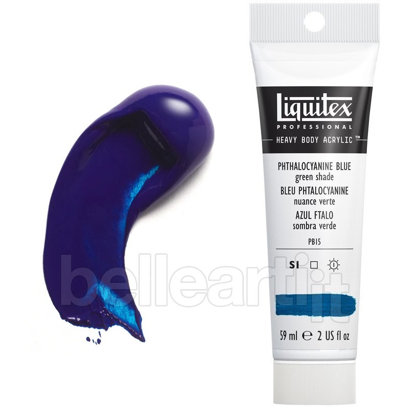 Colori Acrilici Liquitex "Heavy Body" Blu Phtalo Verdastro (316) tubo da 59 ml Colori Acrilici Liquitex "Heavy Body" Blu Phtalo Verdastro (316) tubo da 59 ml