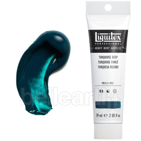 Colori Acrilici Liquitex Heavy Body Turchese Scuro (561) tubo da 59 ml