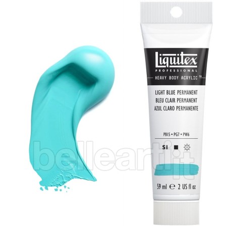 Colori Acrilici Liquitex Heavy Body Blu Chiaro Permanente (770) tubo da 59 ml