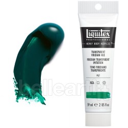 Colori Acrilici Liquitex "Heavy Body" Viridian Trasparente imit. (327) tubo da 59 ml
