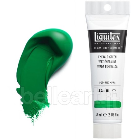 Colori Acrilici Liquitex Heavy Body Verde Smeraldo (450) tubo da 59 ml