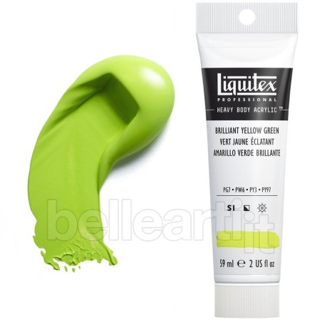 Colori Acrilici Liquitex Heavy Body Verde Giallo Brillante (840) tubo da 59 ml