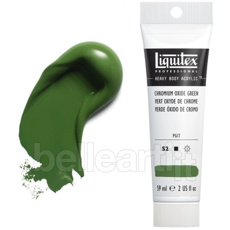 Colori Acrilici Liquitex Heavy Body Verde Ossido di Cromo (166) tubo da 59 ml