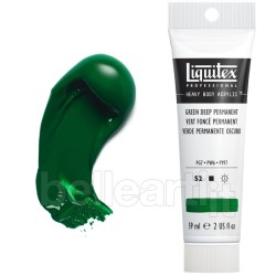 Colori Acrilici Liquitex "Heavy Body" Verde Permanente Scuro (350) tubo da 59 ml