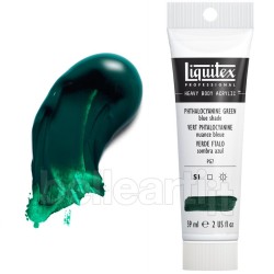 Colori Acrilici Liquitex "Heavy Body" Verde Phtalo Bluastro (317) tubo da 59 ml